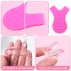 FNANJWQ 15Pcs Korean Lash Lift Pads, 5 Sizes Reusable Silicone Eyelash Lifting Shields, Self-Adhesive Lash Perm Rods Shell for All Eye Shapes, Professional Lift Tools for Eyelash Perming Curling view 4