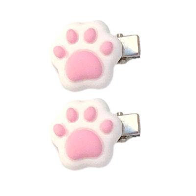 1pc / 1pair Paw Shape Hairpin for Sweet Girls Carnival Taking Photo Hair Barrettes Aesthetics Accessories Pin for Woman Resin for Daily Hairstyles Lovely Paw Decors for Girls
