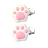1pc / 1pair Paw Shape Hairpin for Sweet Girls Carnival Taking Photo Hair Barrettes Aesthetics Accessories Pin for Woman Resin for Daily Hairstyles Lovely Paw Decors for Girls view 1