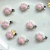 1pc / 1pair Paw Shape Hairpin for Sweet Girls Carnival Taking Photo Hair Barrettes Aesthetics Accessories Pin for Woman Resin for Daily Hairstyles Lovely Paw Decors for Girls view 4