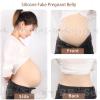 SooTTBE Realistic Fake Pregnant Belly 3-10 Months Silicone Pregnancy Bump Lightweight Cotton Filling for Maternity Props,Color 2,L view 4