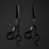 Hair Cutting Scissors, 6 Inch Steel Bearing Tiger Haircut Thinning Barber Shears Hairdressing Set view 2