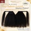 TRIIPPY Ponytail Extension Human Hair Burmese Curly, SOFTMAX Raw Cambodian Human Hair Ponytail for Black Women, Matches 3C/4A Textures, Seamless Wrap-Around in 30s, 20 Inch 80g #Natural Color view 2