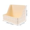 YARNOW Wall-mounted Cosmetics Organizer Box with Lipstick Storage, Milk White Retro Bathroom Counter Makeup Holder for Bathroom Storage view 2