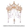Kfwfuaee Stylish Pearls Fringe Hair Band for Dancing Parties and Activity Anti Slip Design Lightweight Comfortable Wear Bridal Headpiece view 3