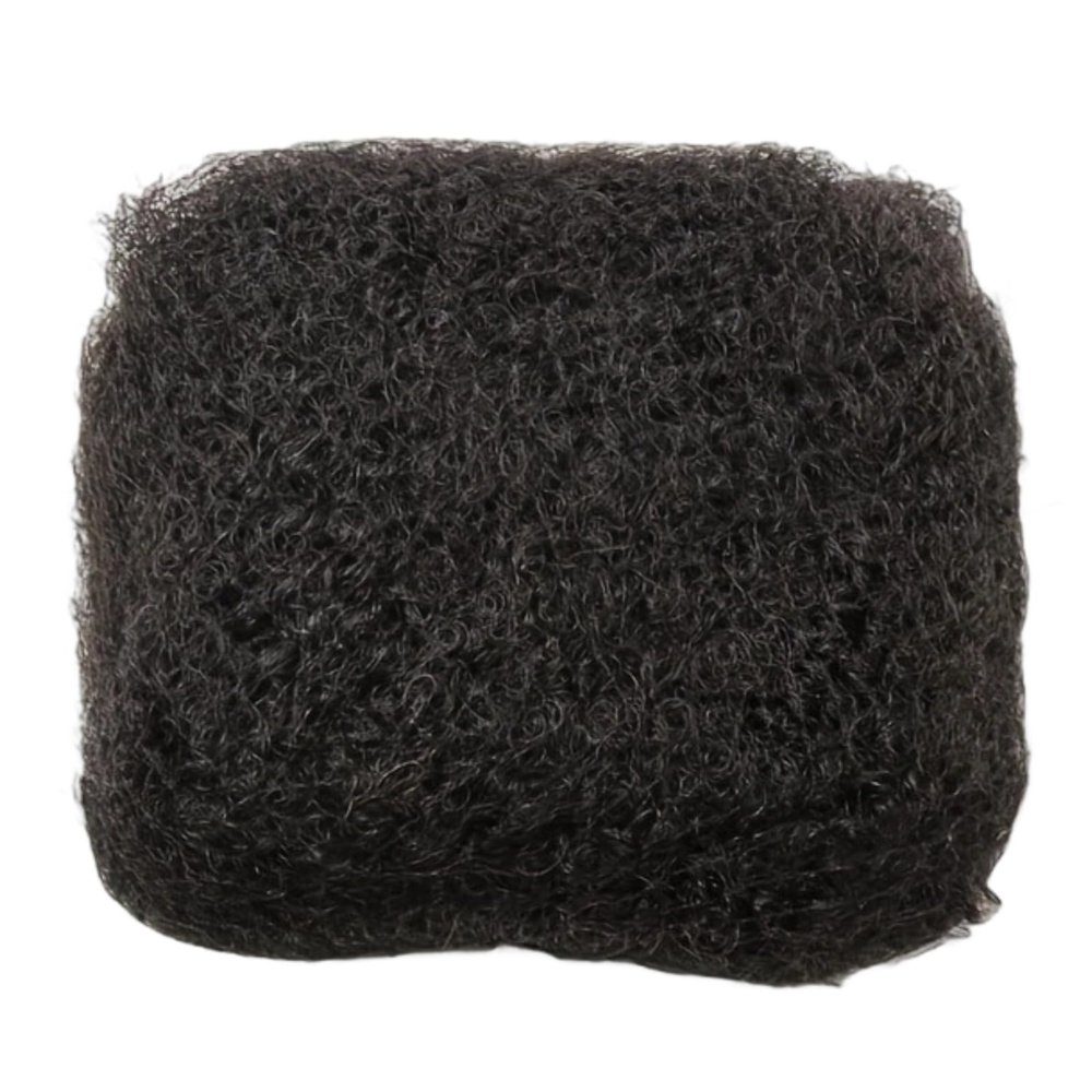 Natural Look, 50 g Afro Kinky Texture, Human Hair Real, Versatile Styling, Dreadlock Extensions for 18-In Kinky Black Bulk Hair, Custom Hairstyles Ideal