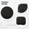 Natural Look, 50 g Afro Kinky Texture, Human Hair Real, Versatile Styling, Dreadlock Extensions for 18-In Kinky Black Bulk Hair, Custom Hairstyles Ideal view 3