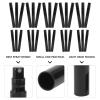 KICHOUSE 30Pcs Fine Mist Perfume Bottles, Black Plastic Spray Containers view 3
