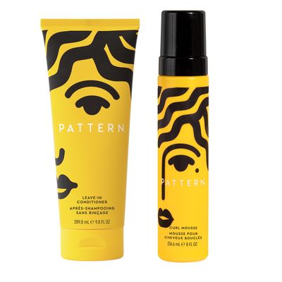 PATTERN Curly Styling Duo, Curl Mousse and Leave-In Conditioner for Curly Hair, 2-Piece Kit, 8 Fl Oz + 9.8 Fl Oz