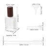 CIMAXIC Glass Perfume Atomizer Bottle 5pcs Refillable 15ml Travel Spray view 2