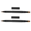 Alipis 2pcs Dual-ended Makeup Brush Set Retractable Lip Brush Multi-function Cosmetic Tool Precise Lipstick Eye Makeup Portable Travel Beauty Accessories view 1