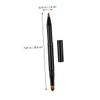 Alipis 2pcs Dual-ended Makeup Brush Set Retractable Lip Brush Multi-function Cosmetic Tool Precise Lipstick Eye Makeup Portable Travel Beauty Accessories view 2