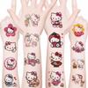 20pcs Hello Cat Kitty Temporary Tattoos for Teens Birthday Party Supplies, Party Favors Fake Tattoos Stickers,Birthday Decorations Party Game Activities Reward Gifts (Hello Cat Kitty) view 1