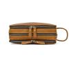 DUYHBAWRS Leather Toiletry Bag Men's Women's Vintage Makeup Waterproof Inner Fabric Storage(Style2) view 4
