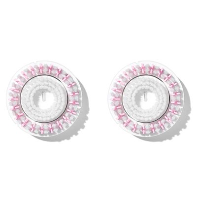 Clarsonic NEW Radiance Replacement Facial Cleansing Brush Head Compatible with Clarisonic Mia 1, Mia 2, Mia Fit, Alpha Fit, Smart Profile Uplift, 2 Count