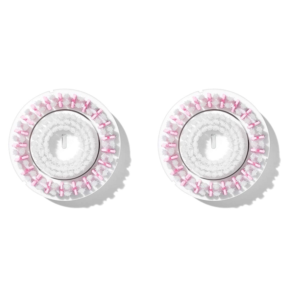 Clarsonic NEW Radiance Replacement Facial Cleansing Brush Head Compatible with Clarisonic Mia 1, Mia 2, Mia Fit, Alpha Fit, Smart Profile Uplift, 2 Count