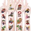 20pcs Mario Temporary Tattoos for Teens Birthday Party Supplies, Party Favors Fake Tattoos Stickers,Birthday Decorations Party Game Activities Reward Gifts (MLO) view 1