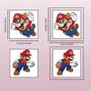 20pcs Mario Temporary Tattoos for Teens Birthday Party Supplies, Party Favors Fake Tattoos Stickers,Birthday Decorations Party Game Activities Reward Gifts (MLO) view 2