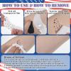 10Pcs Independence Day Glitter Freckles Stickers, Patriotic Red White Blue Glitter Face Tattoos, Waterproof Temporary Tattoos for Women Kids, 4th of July Party Makeup Accessories view 3