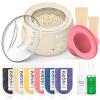 KeShi Waxing Kit for Women Men, Wax Pot with 6 Hard Wax Beans Hair Removal view 1