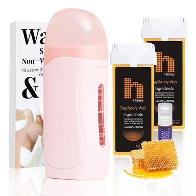 Waxpro Roll On Wax Kit for Women (Pink)