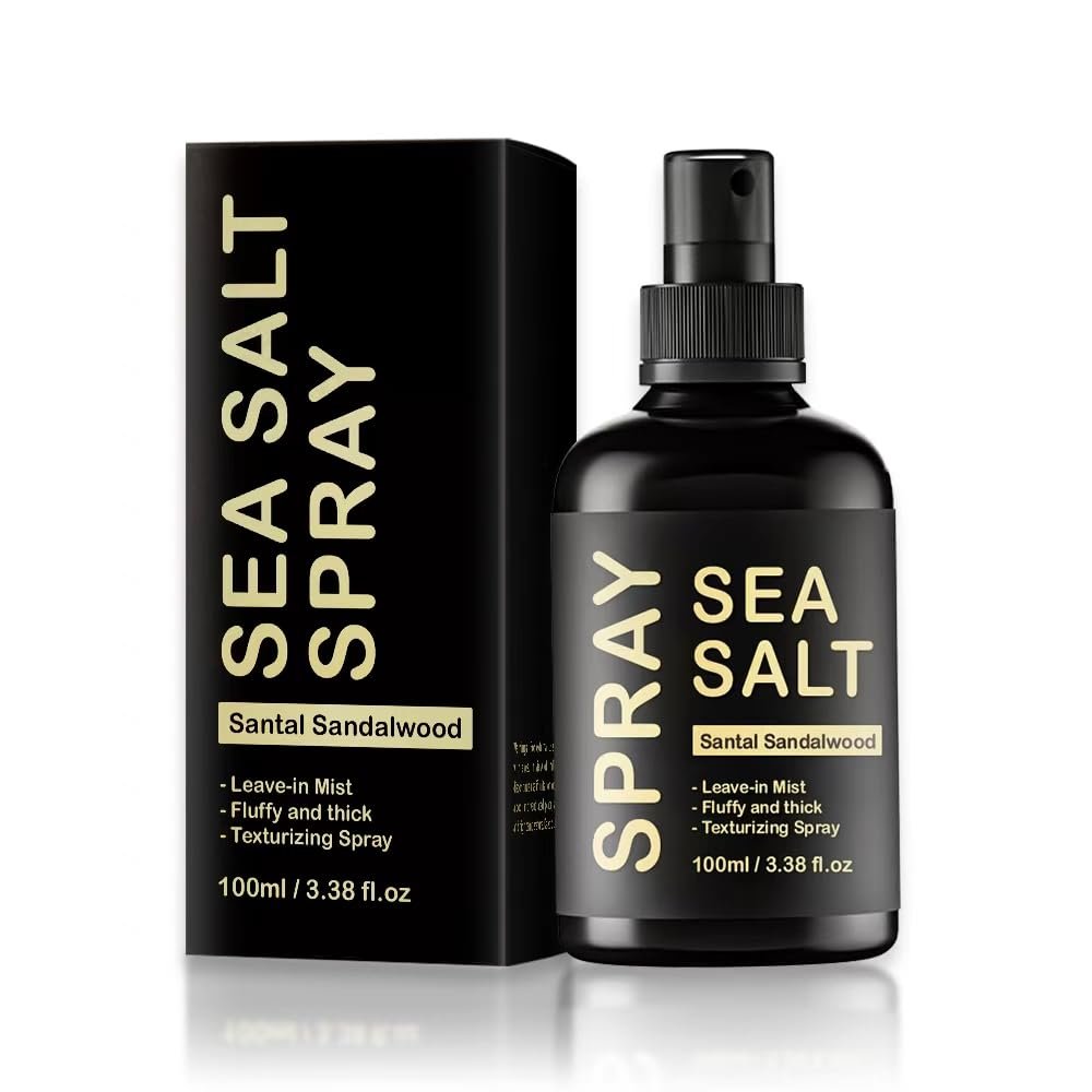 KOEC Sea Salt Spray for Men 2PCS Volumizes & Texturizes & Lifts Sea Salt Spray for Hair Natural Curls and Beach Waves Hair 3.38 fl oz Light & Non-Greasy