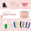 KeShi Waxing Kit for Women Men, Wax Pot with 6 Hard Wax Beans Hair Removal view 3