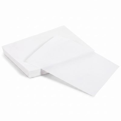 300 Pcs End Papers for Hair, Perm Paper for Hair, Disposable Salon Hair End Wrap Papers, High Temperature Resistance Curling Tissue Styling Accessories for Cold and Hot Perms (White)