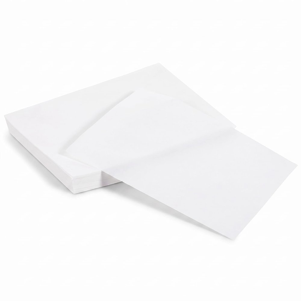 300 Pcs End Papers for Hair, Perm Paper for Hair, Disposable Salon Hair End Wrap Papers, High Temperature Resistance Curling Tissue Styling Accessories for Cold and Hot Perms (White)