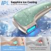 Sapphire Ice Cooling IPL Hair Removal Device, Painless At-Home Permanent Hair Remover for Women Men, 5 Levels 2 Modes for Full Body Use view 2