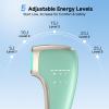 Sapphire Ice Cooling IPL Hair Removal Device, Painless At-Home Permanent Hair Remover for Women Men, 5 Levels 2 Modes for Full Body Use view 4