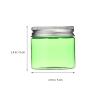 SHINYPASING 12 Pcs 50g Green Cosmetic Jars with Aluminum Lids, Empty Refillable Cream Containers for Travel Makeup Storage and Lotion Dispenser Pots view 2