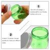 SHINYPASING 12 Pcs 50g Green Cosmetic Jars with Aluminum Lids, Empty Refillable Cream Containers for Travel Makeup Storage and Lotion Dispenser Pots view 3