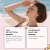 Collagen Sunscreen SPF 50, Moisturizing Face Sunscreen, Broad Spectrum UVA UVB Protection, Lightweight Non-Greasy Hydrating Lotion, No Cast, for Beach, Travel (2PC) view 4