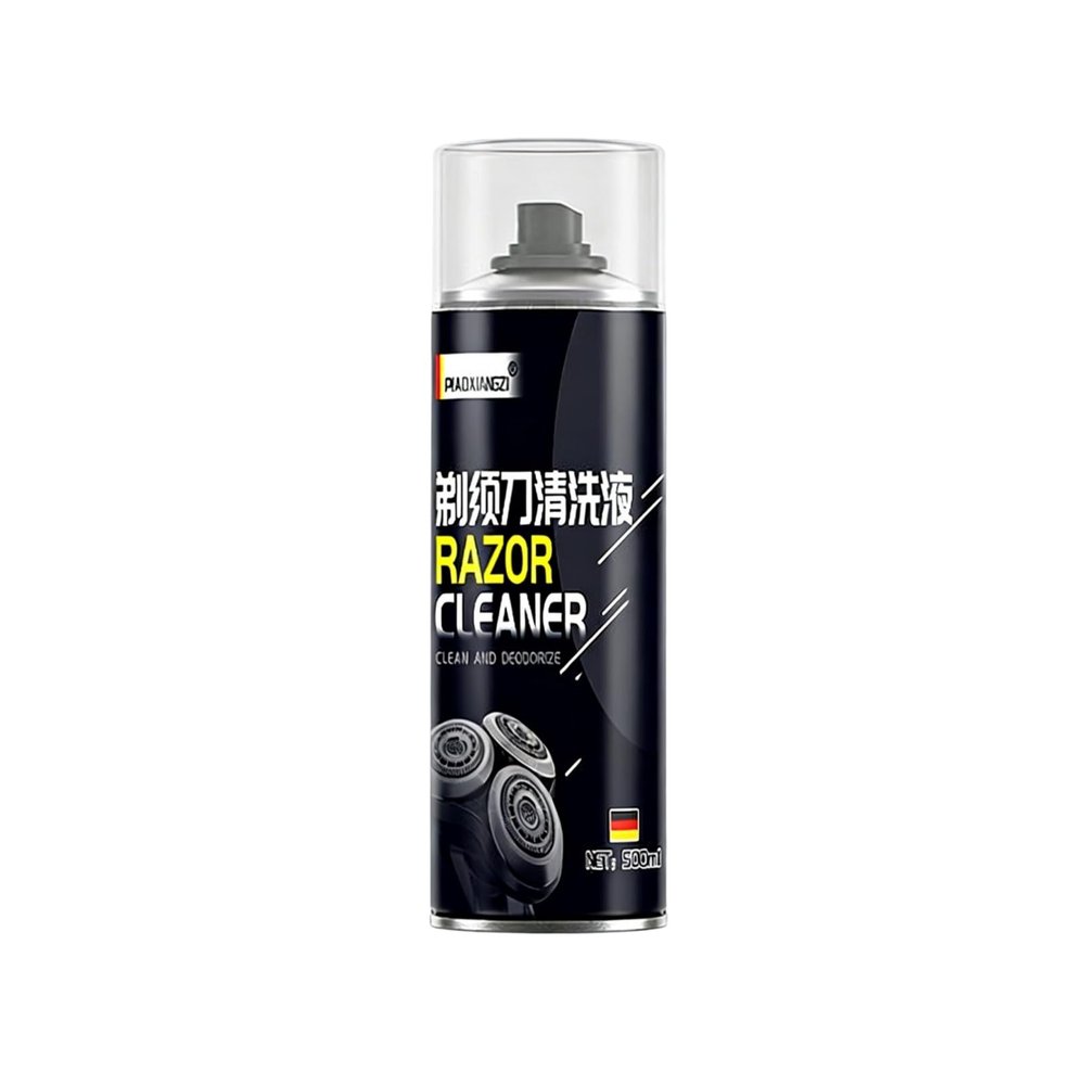 500ml Razor Cleaning Liquid, Cleaning Spray Compatible With Philips, Compatible With Braun, Compatible With Panasonic, Suitable For Electric Shavers Of All Brands(1 PCS)