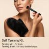 HJZHII 2 in 1 Tanning Mitt Self Tanner Mitt Set, 1 Self Tanning Glove and 1 Self Tanner Brush Tanning Mitt Self Tanner Mitt for Face, Body, Hands, and Legs view 3