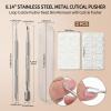 4 Pack Pre-treatment Nail Cuticle Pushers Loop Cuticle Pusher Tool view 4