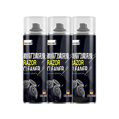500ml Razor Cleaning Liquid, Cleaning Spray Compatible With Philips, Compatible With Braun, Compatible With Panasonic, Suitable For Electric Shavers Of All Brands(3 PCS)