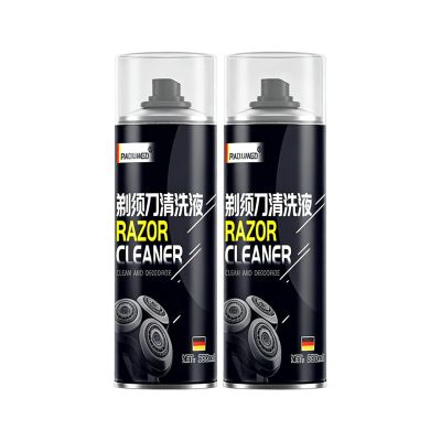 500ml Razor Cleaning Liquid, Cleaning Spray Compatible With Philips, Compatible With Braun, Compatible With Panasonic, Suitable For Electric Shavers Of All Brands(2 PCS)