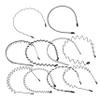 IMUSINICE 10pcs Unisex Invisible Hair Hoops Wave Styling Sports Headbands for Men and Women Face Washing Makeup Hairbands view 1