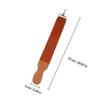 HOOWIFFY Leather Razor Strop Double-sided Sharpening Cloth Strap for Straight Razors Barber Use Cowhide Dual Layer Shaving Accessory view 2