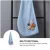 NULYLU Coral Fleece Quick-Dry Hair Towel Cap 63x25cm, Soft Thick Water-Absorbing Hair Drying Turban for Women Bath and Shower Use view 3