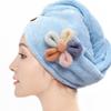 NULYLU Coral Fleece Quick-Dry Hair Towel Cap 63x25cm, Soft Thick Water-Absorbing Hair Drying Turban for Women Bath and Shower Use view 4