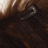 SHINYPASING Breathable Short Synthetic Wig Topper for Women Thinning Hair Hairpiece Hair Extension Lightweight Brown Toupee for Daily Use view 3