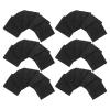 VOSAREA Disposable Non-woven Hairbands 50pcs Elastic Spa Headbands for Women Facial Makeup Skincare Salon Use Black view 1