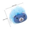 COHEALI Shower Loofah Bath Sponge Exfoliating Body Scrubber Soft Large Cartoon Blue Bear Bathing Ball for Household Bathroom Use view 2