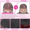 13x6 Burgundy Body Wave Lace Front Wigs Human Hair Beginner Friendly 34Inch view 4