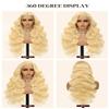 inlovwith 613 Lace Front Wig Human Hair 210% Density, Body Wave 13x4 HD Blonde Frontal Wigs Human Hair Pre Plucked with Baby Hair Two Years Lifespan 36 Inch view 4