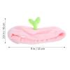 Cabilock Facial Headband for Women, Pink Spa Skincare Headband with Soft Elastic Material, Cute Hairband for Face Washing and Mask Application, Adjustable Hair Wrap for Daily Skin Care view 2