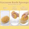 2Pcs Bath Sponge, Soft Large Bath Sponges for Shower Exfoliating Body Scrubber Shower Sponges for Women Men Body Washing Bathing Gentle Deep Cleansing view 4